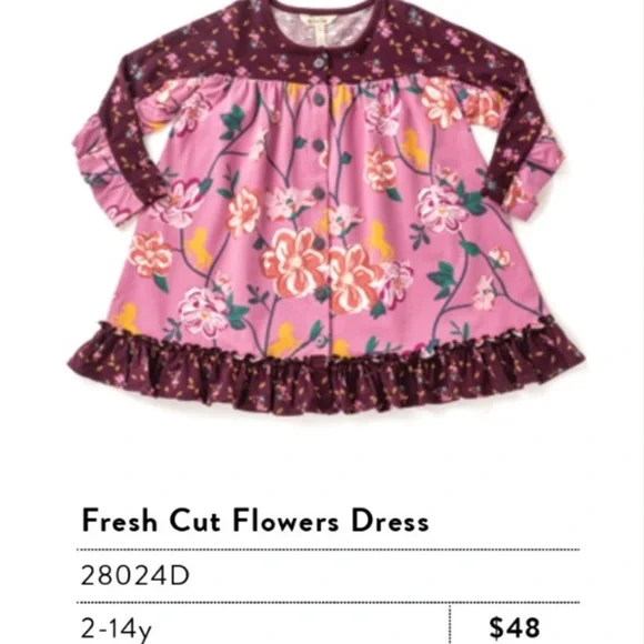 fall bouquet dress matilda jane Girls Peonies Bouquet Dress 4 main image 1